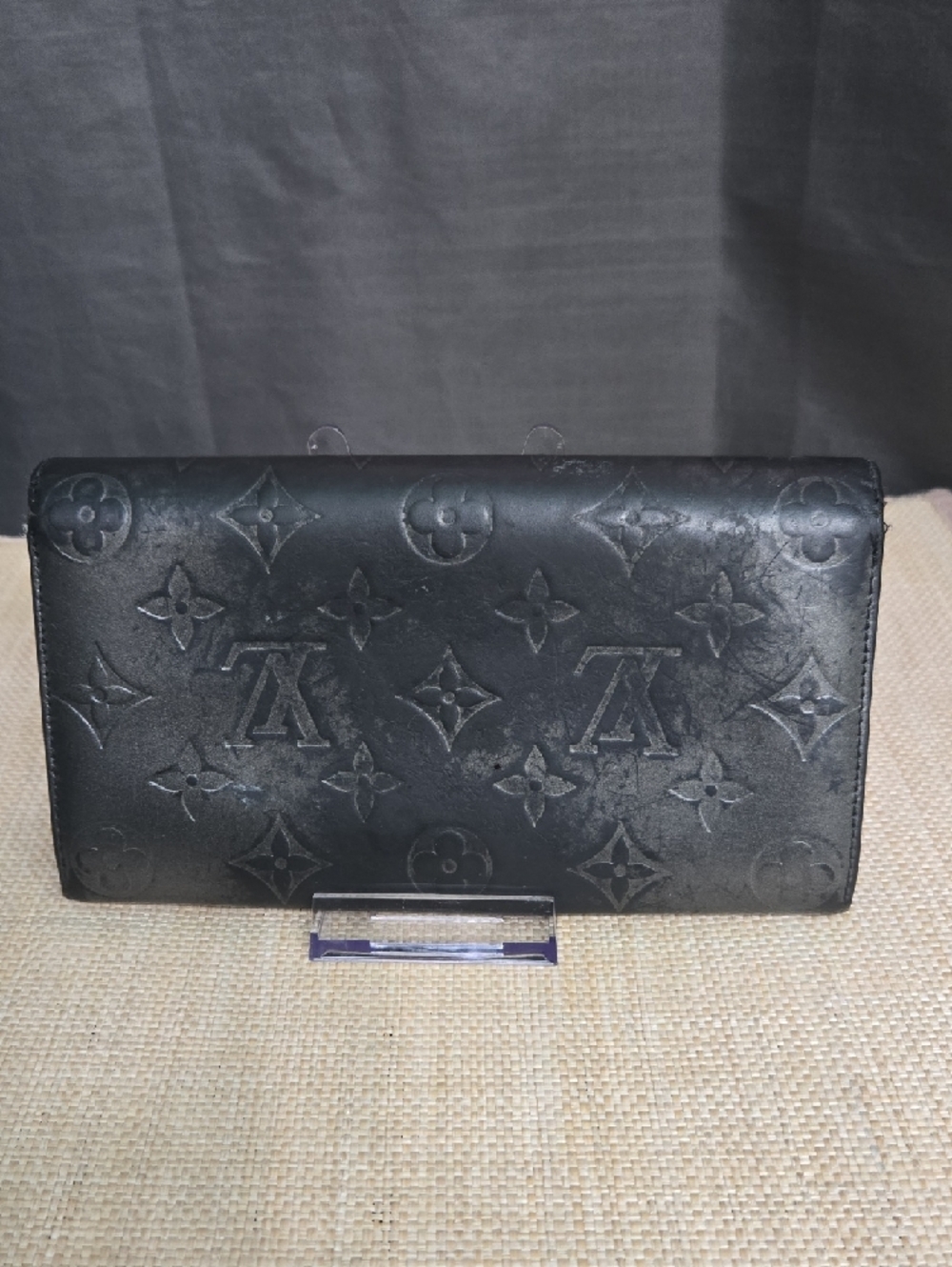 Louis Vuitton Gray Embossed Monogram Continental Wallet - Picture 2 of 11